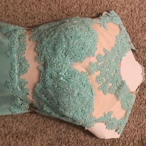 Mint Green Prom Dress